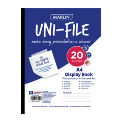 Marlin Uni-File A4 Display Book