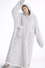 Women’s Oversized Hoodie Blanket Dress – Cozy Lounge Wear