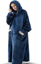Women’s Oversized Hoodie Blanket Dress – Cozy Lounge Wear