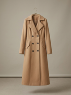 Double-Breasted Maxi Trench Coat
