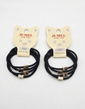 Cute Cat Charm Hair Ties Sets - Stretchy Elastic Hair Bands