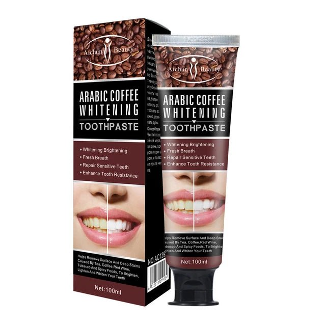 Aichun Beauty Arabic Coffee Whitening Toothpaste 100ml - Brighten Your Smile