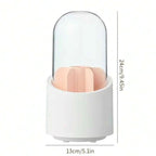 360 Degree Rotating Make-up Brush Box – Stylish, Compact, and Easy Brush Access