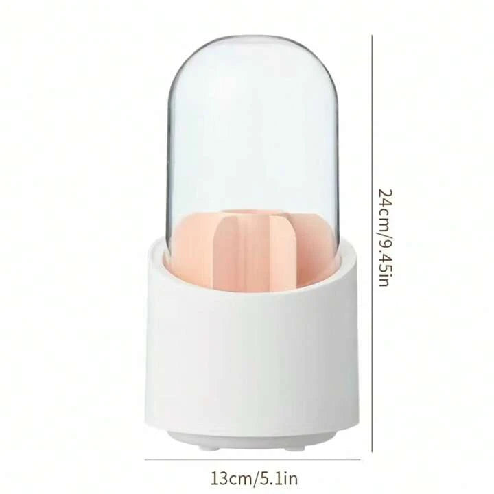 360 Degree Rotating Make-up Brush Box – Stylish, Compact, and Easy Brush Access