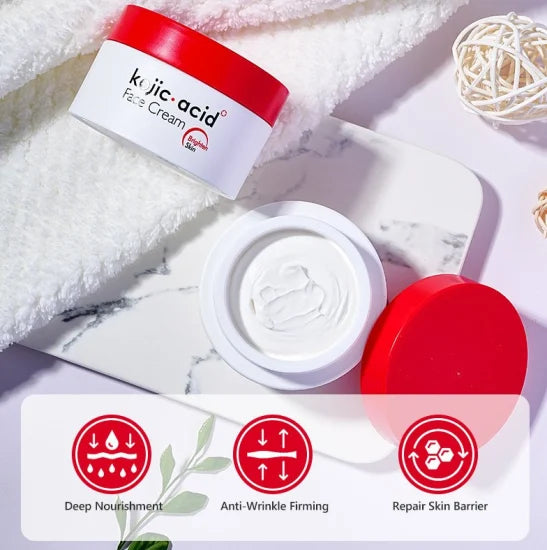 Kojic Acid Dark Spot Lightening Cream  50g - Fade Dark Spots & Even Skin Tone