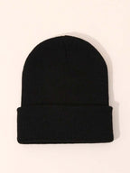 Ribbed Knit Cuffed Beanie
