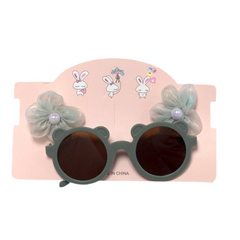 Kids' Cute Bow Sunglasses Set - Fun & Stylish Eye Protection