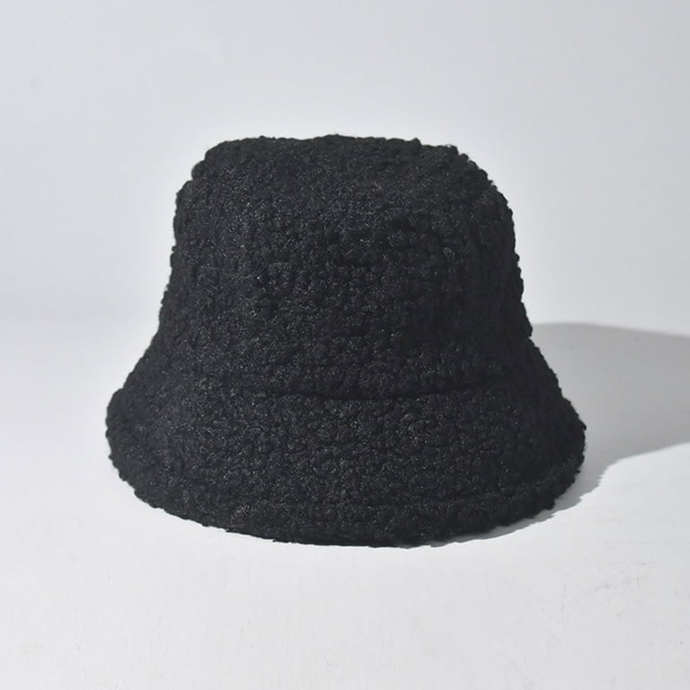 Soft Warm  Sherpa Bucket Hat – Cozy Style