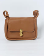 Soft-Curve Flap Shoulder Bag – Lightweight & Elegant Everyday Wear LYL070
