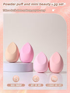 6pc Makeup Sponge Set – Teardrop Blenders (Random Colours)