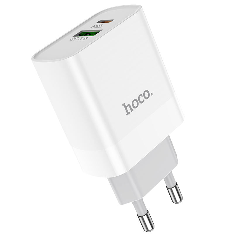 HOCO Dual Wall Charger Set Type C-IOS Cable