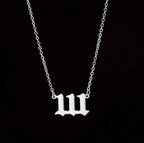 1pc Silver Angel Number Necklace XD21