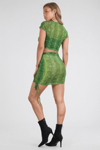 2 Piece Snakeskin Print Set XD21
