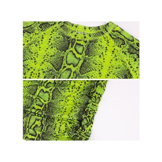2 Piece Snakeskin Print Set XD21