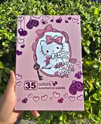 Hello Kitty 35-Color Pink Eyeshadow Palette