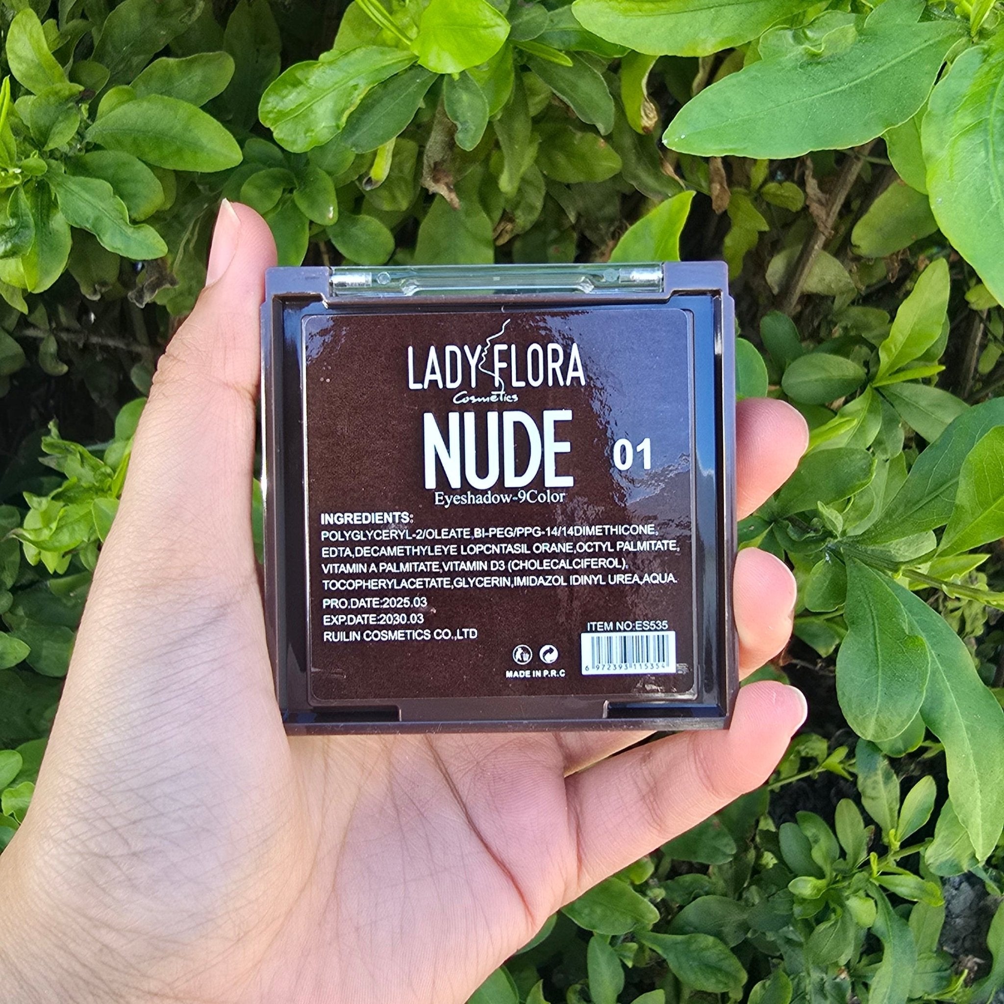Nude Lady Flora Eyeshadow Palette – Soft & Glam Natural Shades