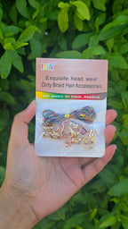 Alphabet Ring Hair Accessories – Customizable Letter Charms for Braids