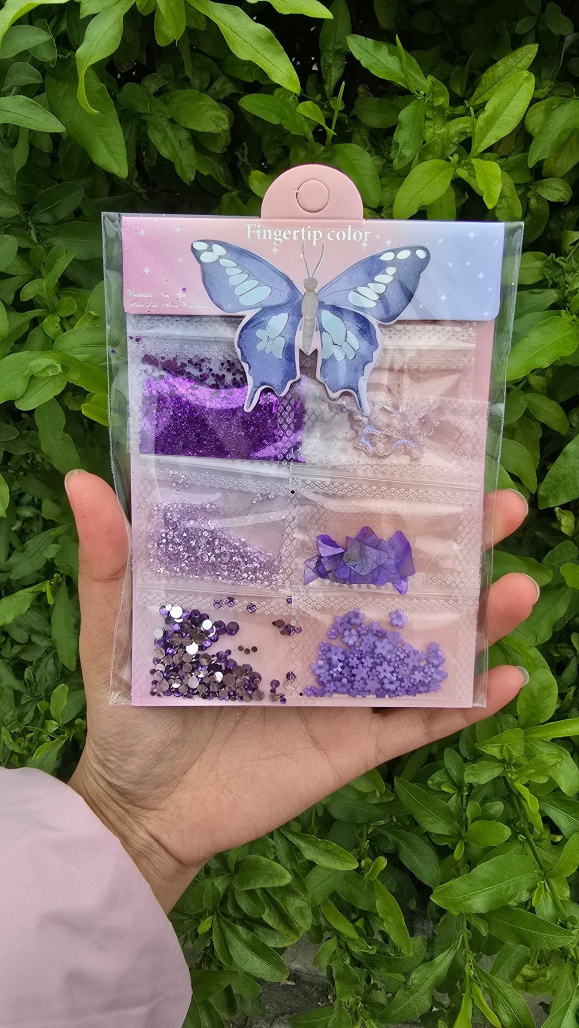 Multiple Nail Art Decorations – Glitter, Gems, Stickers & Foils Set