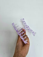 Stylish Ink Splatter Hair Grip Clips - Secure & Chic Hair Accessories 1PC