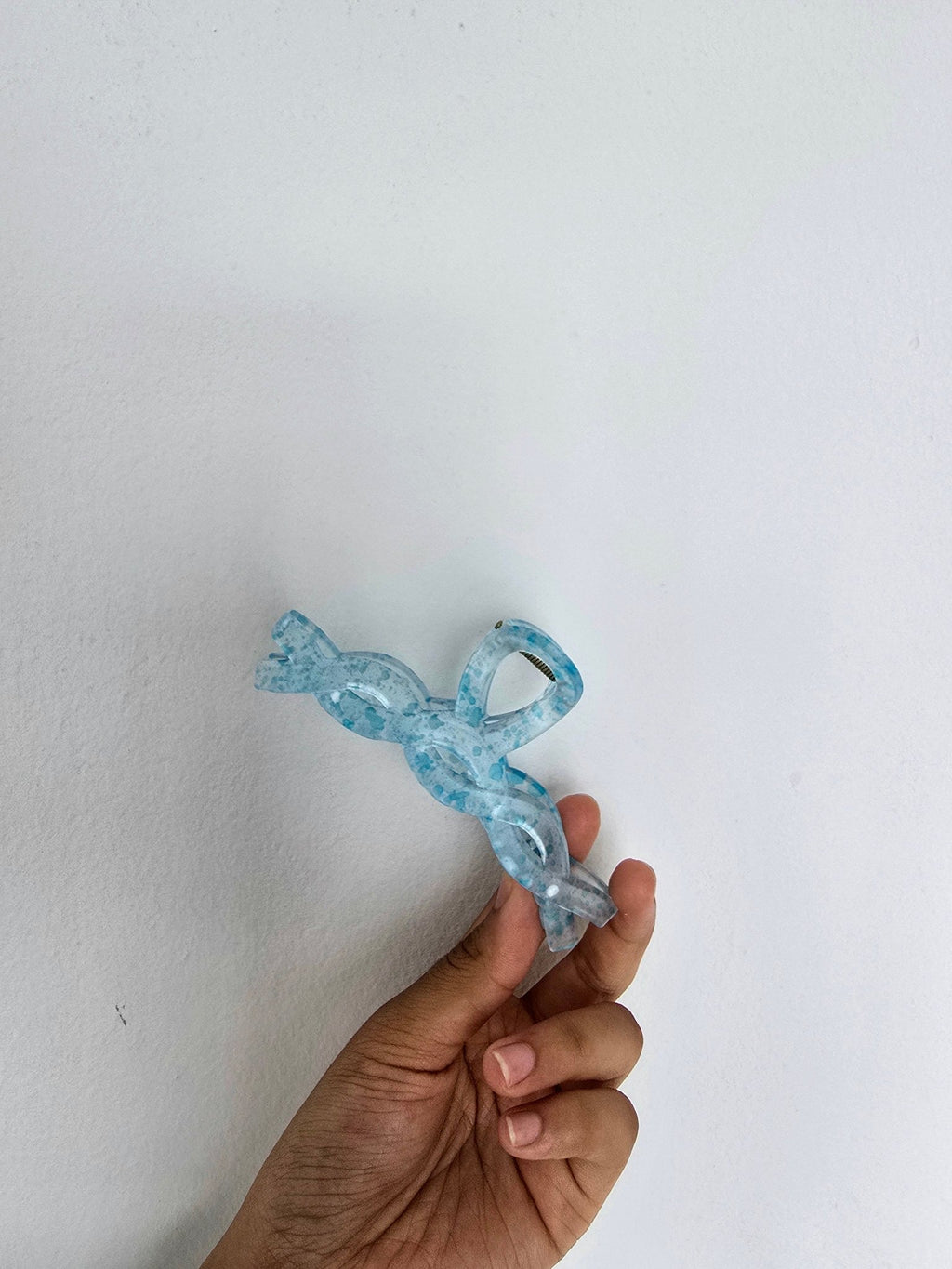 Stylish Ink Splatter Hair Grip Clips - Secure & Chic Hair Accessories 1PC