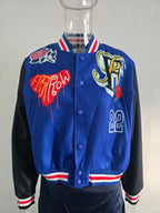 Graphic Pop Crop Sporty Jacket