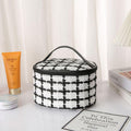 Tweed circle travel bag