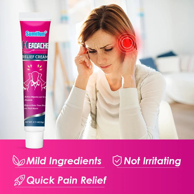 Sumifun Headache Ointment - Fast-Acting Migraine Relief Cream