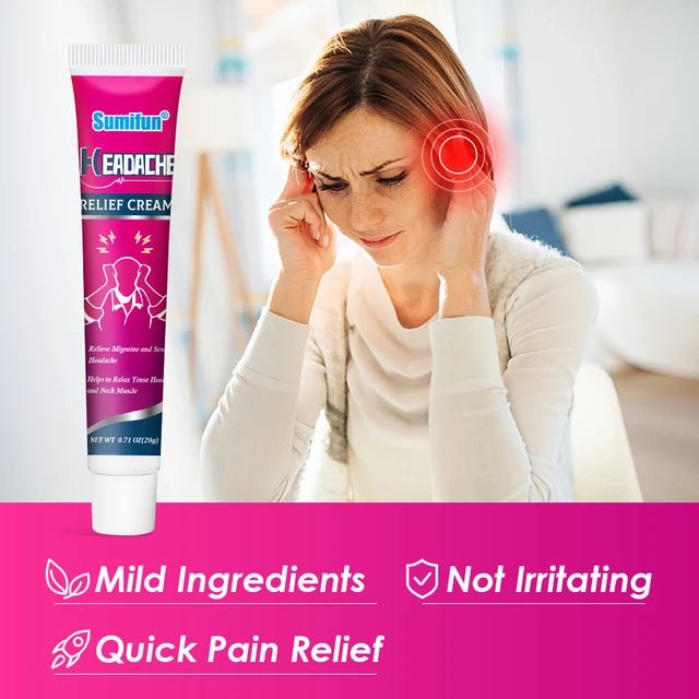 Sumifun Headache Ointment - Fast-Acting Migraine Relief Cream