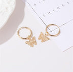 Butterfly Hair Hoops for Braids - Gold & Silver Hair Accessories