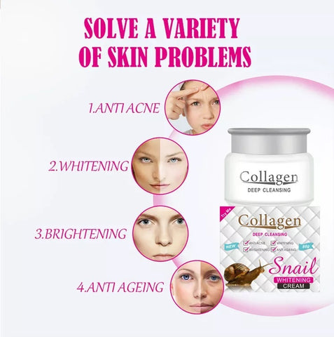 Collagen Snail Whitening Cream – Nourishing Cream for Radiant Skin