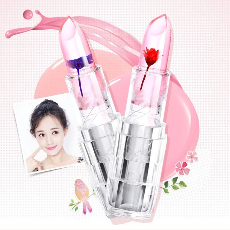 Flower Color-Changing Lipstick – Magical Lip Tint for Every Look