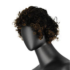 Short Curl Wig With Bangs
