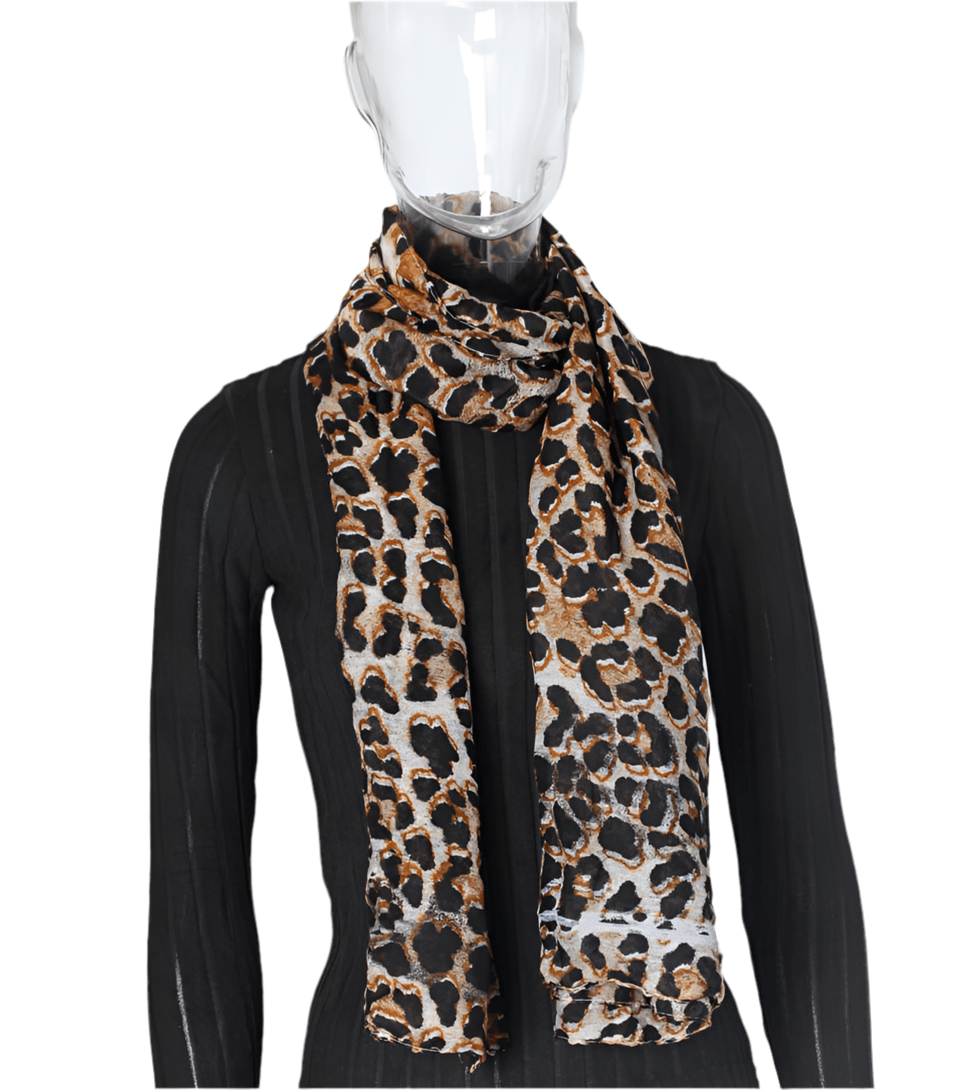 Colourful Print cotton Scarf 1pc