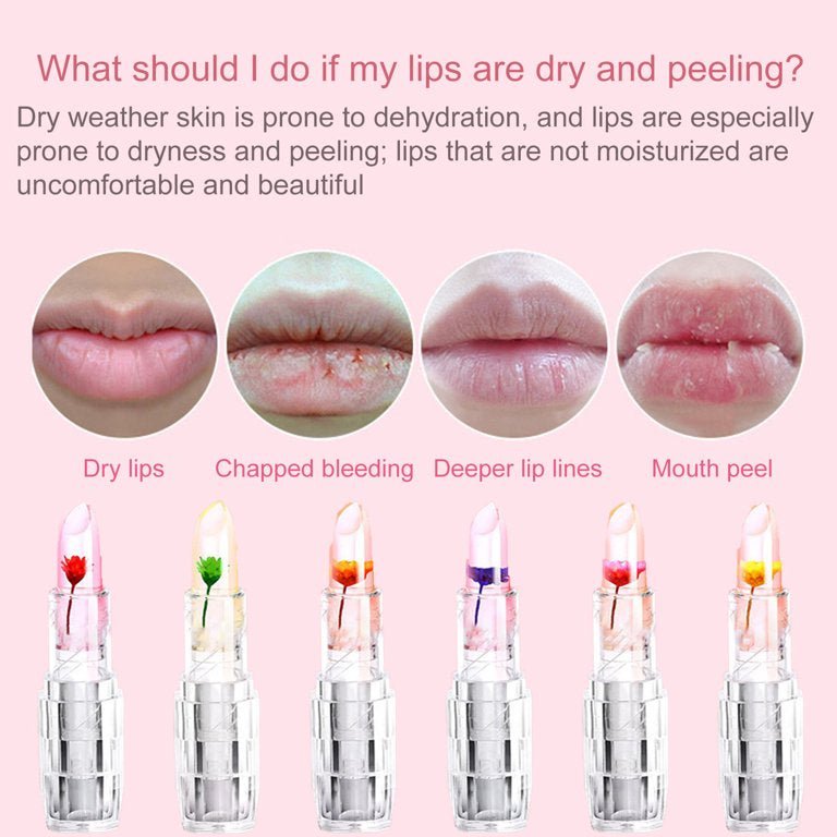 Flower Color-Changing Lipstick – Magical Lip Tint for Every Look