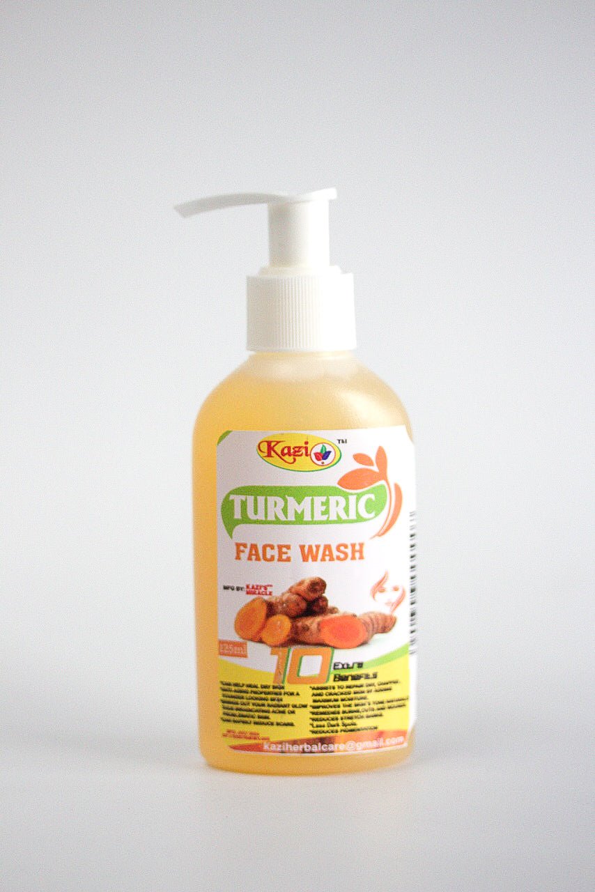 Kazi Turmeric Face Wash 125ml - Brighten & Purify Your Skin Naturally