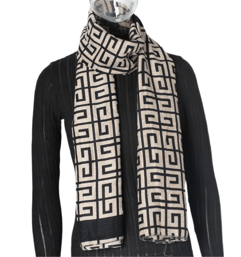 Colourful Print cotton Scarf 1pc