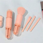 4-in-1 Portable Makeup Brush Set – Essential for Travel