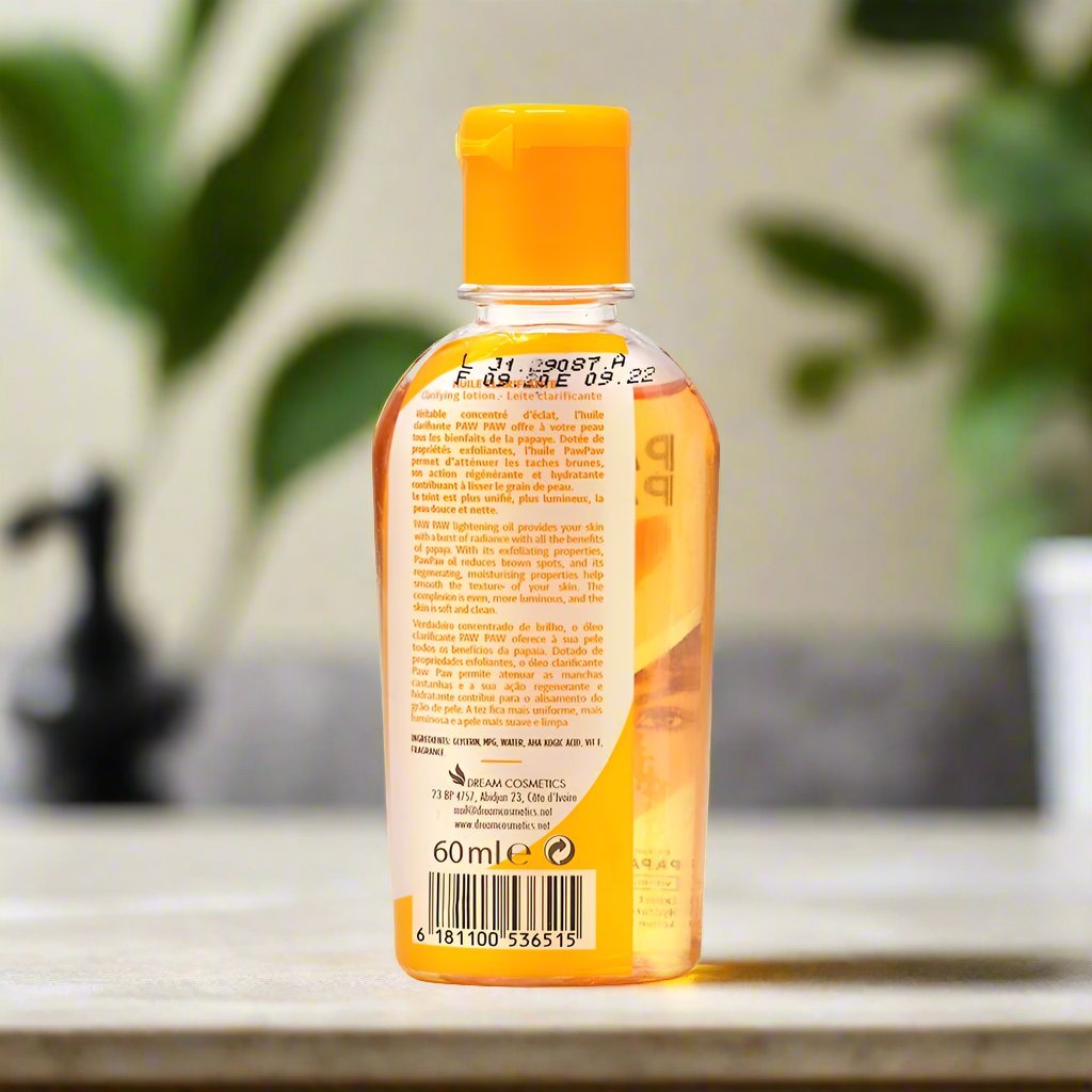 Paw Paw Papaya Brightening Oil – Nourishing Skin Lightening Formula (60ml)