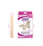 Doll Professional Wooden Spatulas – 50pcs for Waxing & Beauty Treatments
