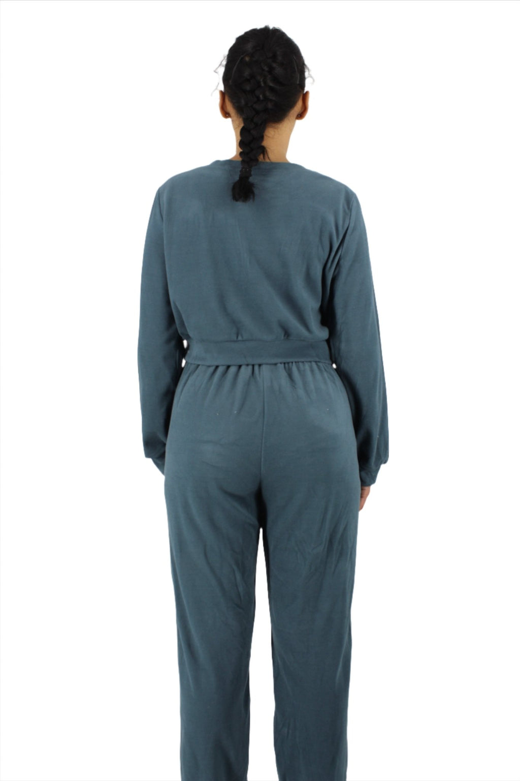 2PC Crop Top and Sweatpants Loungwear Set XD21