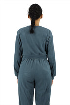 2PC Crop Top and Sweatpants Loungwear Set XD21
