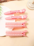 2pcs Hair Roller Pin & 2pcs Hair Clip Random Colour XD21