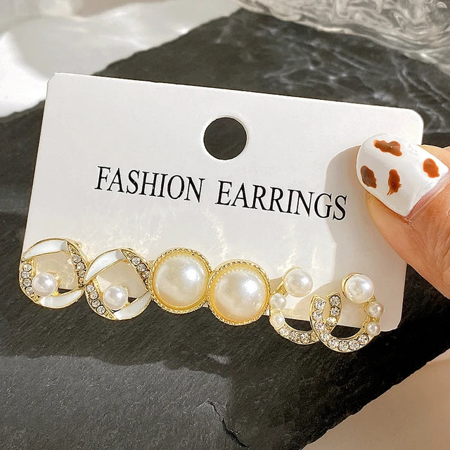 3 Pairs Earring Stud Set XD21