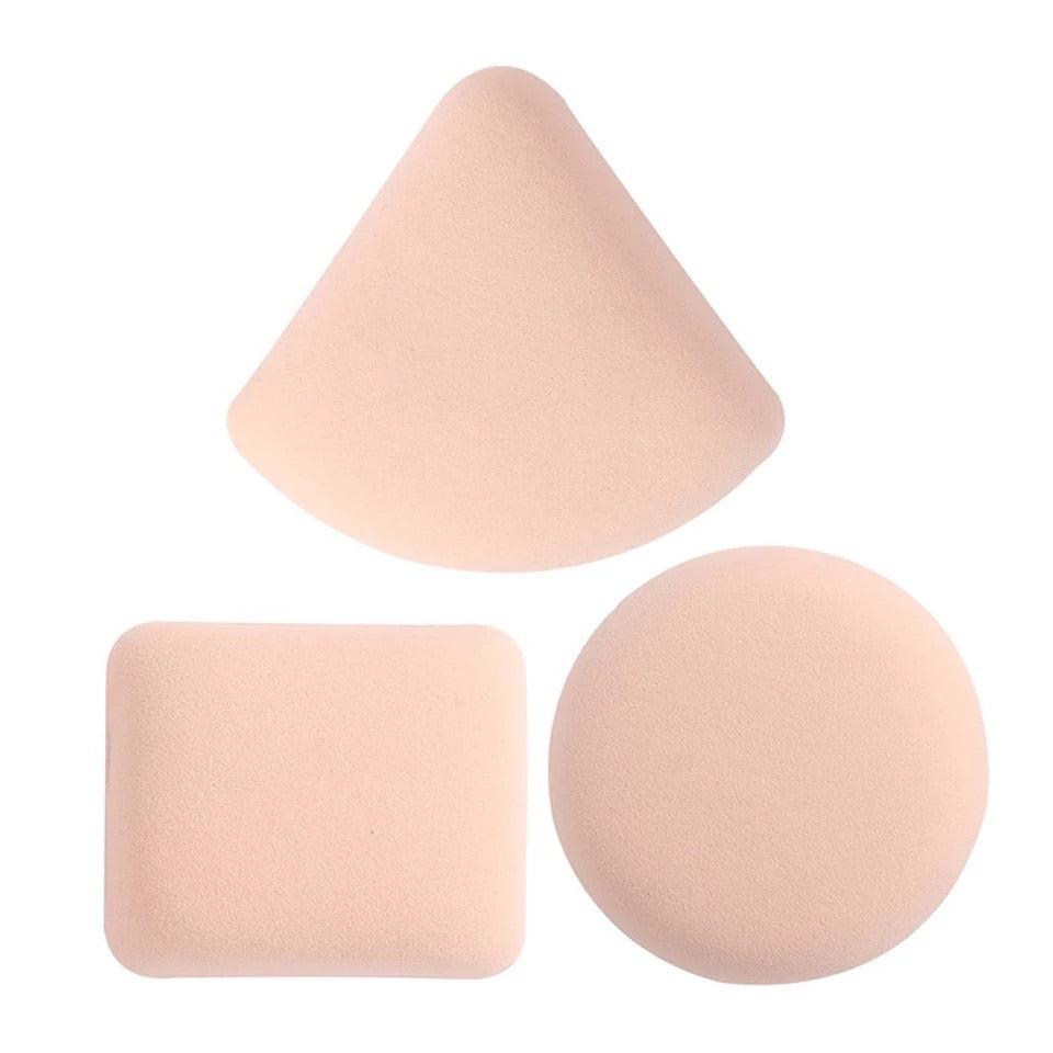3 Pieces Dry Wet Usable Makeup Cosmetic Puff
