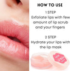 Febble Lip Mask and Scrub Set for Soft, Luscious Lips