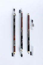Black Opal Dual-Ended Eyebrow Pencil with Brush and Sharpener 1PC