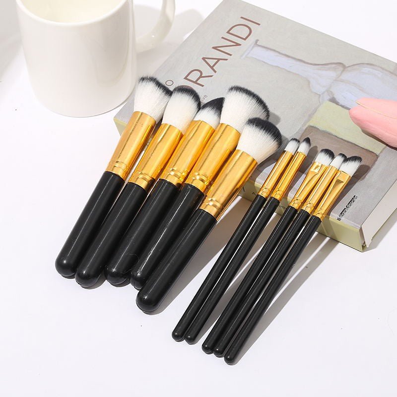 Mini Makeup Brush Set – 10pc Soft Brushes