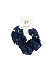 Luxurious Pearly Satin Hair Scrunchies – Perfect for a Touch of Elegance & Style