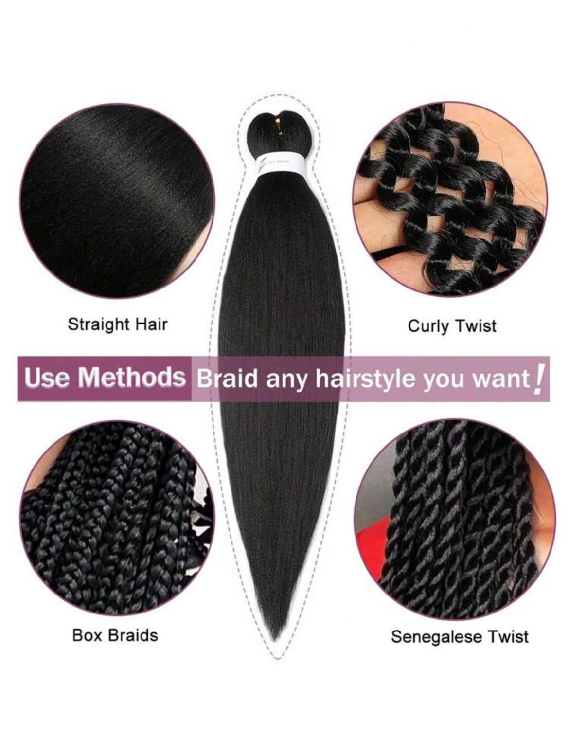 Pre Stretched Hair Extension