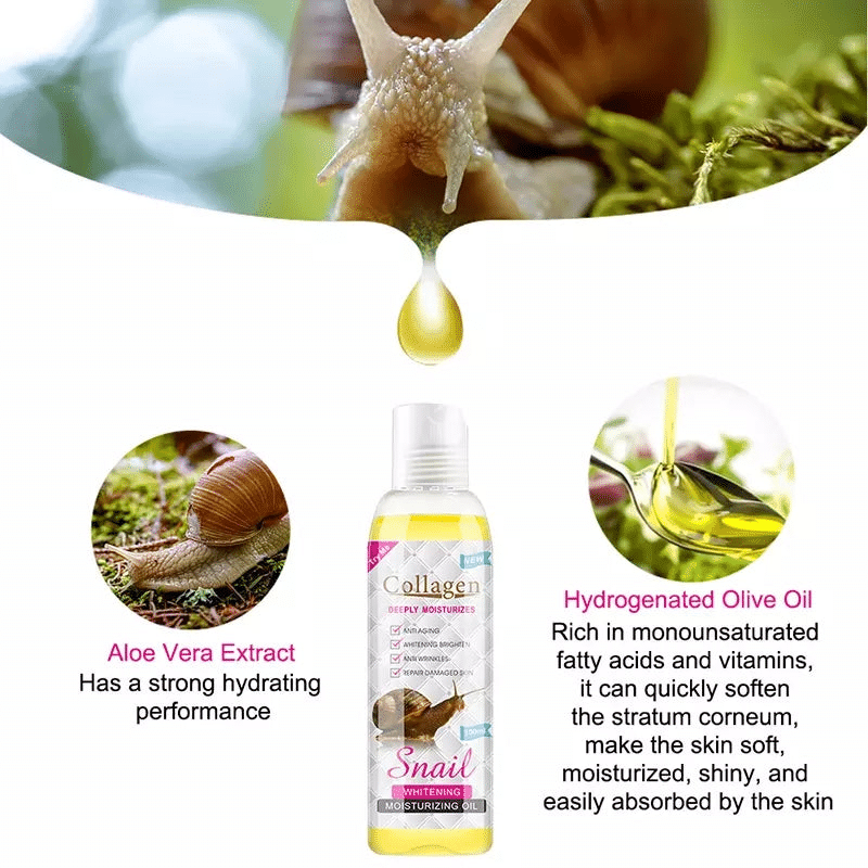 Snail Moisturiser Oil for Deep Hydration and Skin Repair